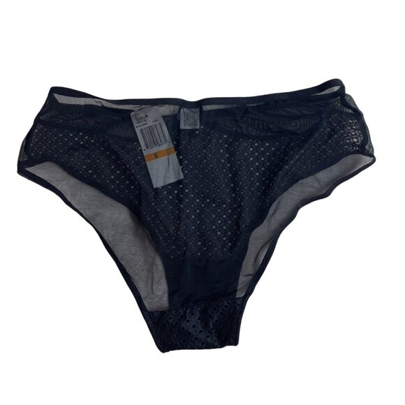 Felina Black Mesh High-Waist Panties Comfortable & Stylish Lingerie Sz S- NEW - Picture 2 of 7